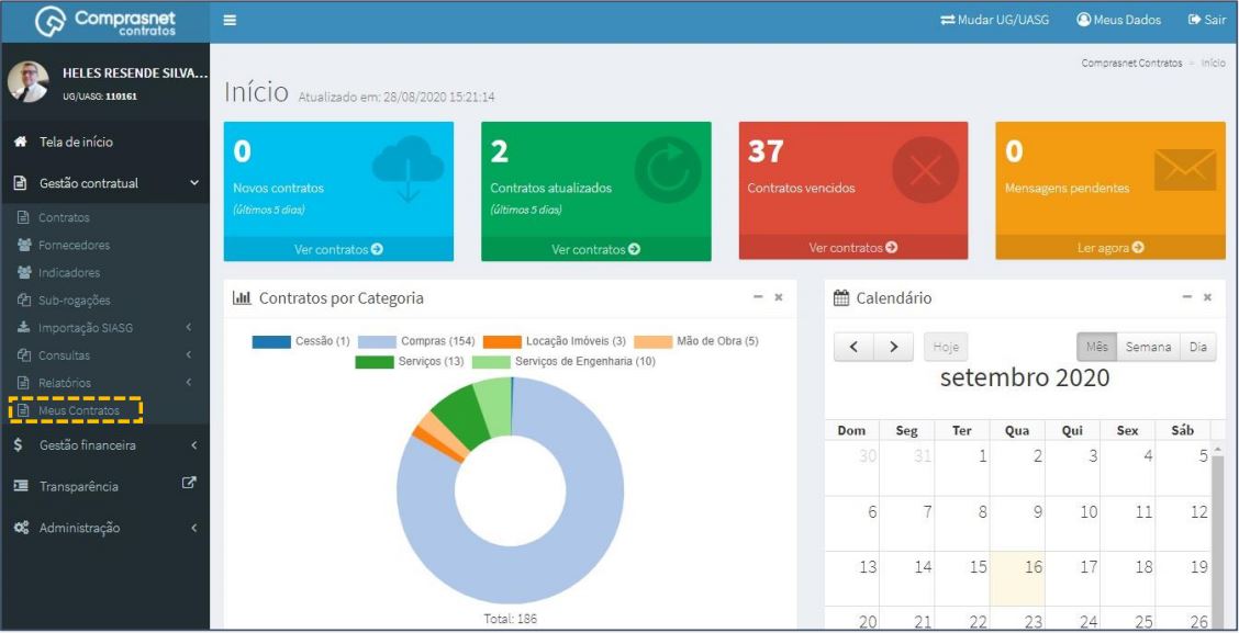 FIGURA 1 - Consulta de Contratos
